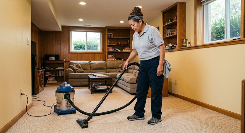 Basement Vacuuming in Puyallup, WA